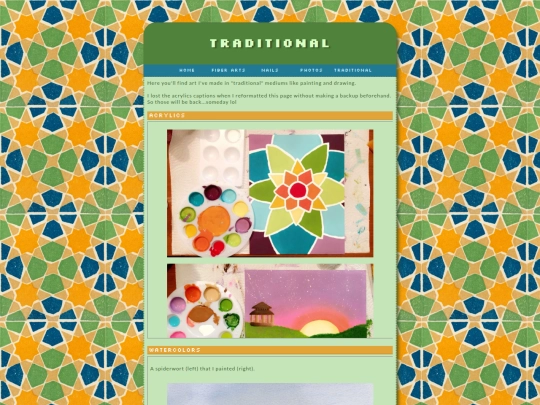 portfolio/traditional screenshot