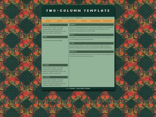 templates/2columns screenshot