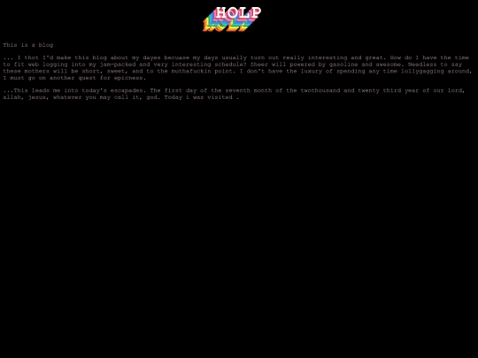 weblogspot screenshot