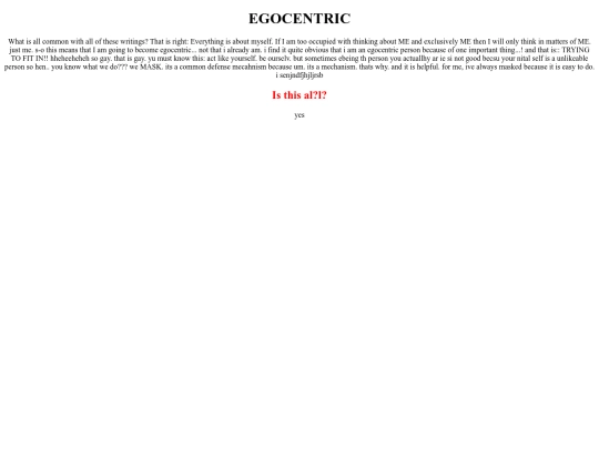 egocentric screenshot