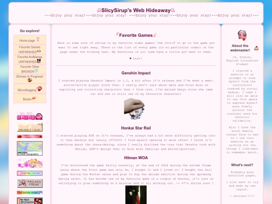 favoritegames screenshot