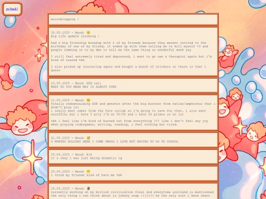 microblogging screenshot