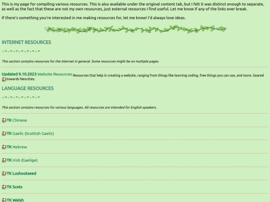 resources screenshot