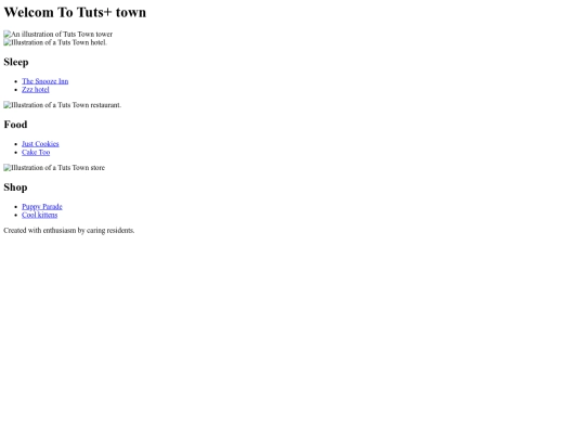 tuts+town screenshot