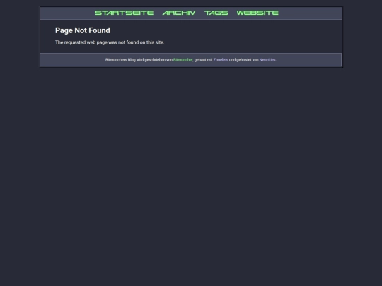 blog/not_found screenshot
