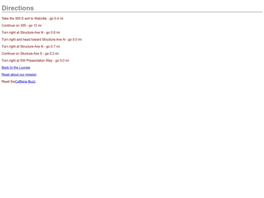 about/directions screenshot