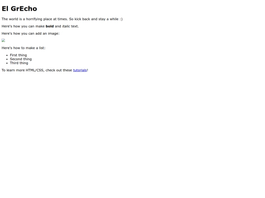 index screenshot