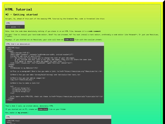 html/2 screenshot