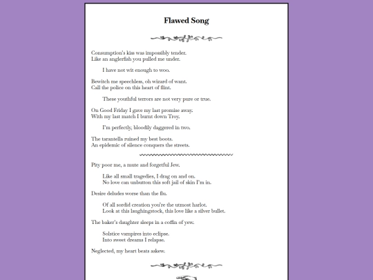 writing/flawedsong screenshot