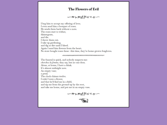 writing/flowersevil screenshot