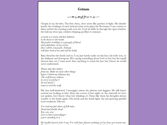 writing/grimm screenshot