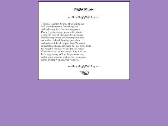 writing/nightmusic screenshot