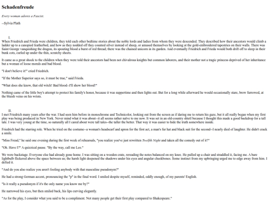 writing/schadenfreude screenshot