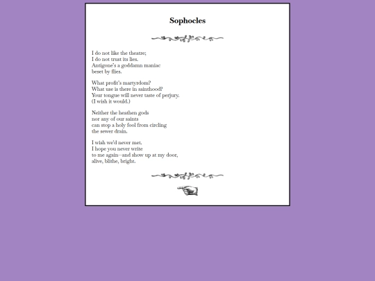 writing/sophocles screenshot