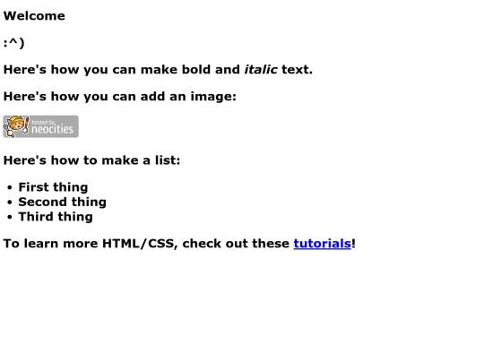 index screenshot