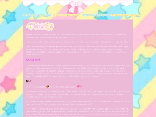 cutesysite screenshot