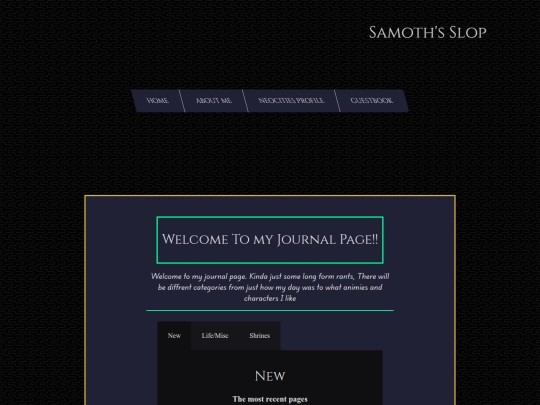 LF Journal HP screenshot