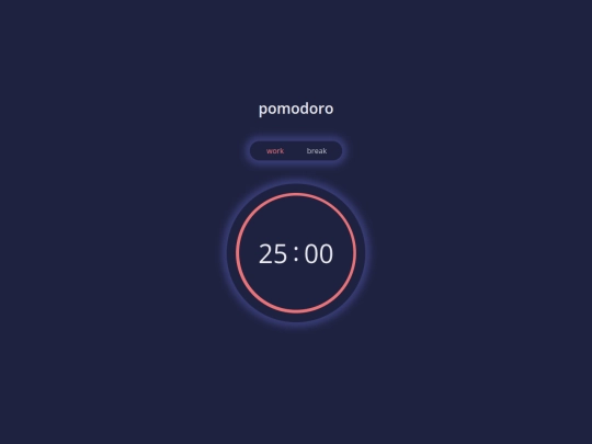 iframe projects/Pomodoro screenshot