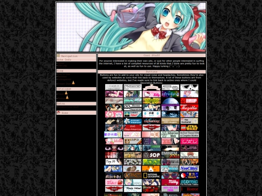 pages/extra/coolstuff screenshot