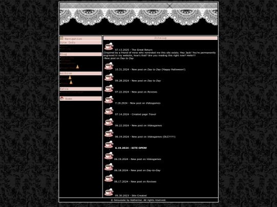 pages/siteinfo/sitelog screenshot