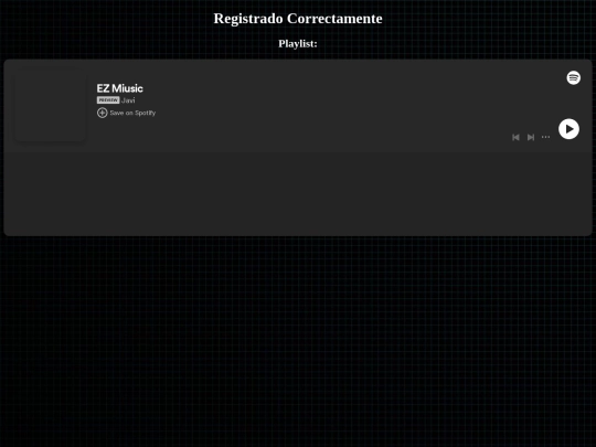 playlistgenerada screenshot