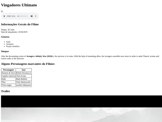 HTML5/Vingadores/home screenshot