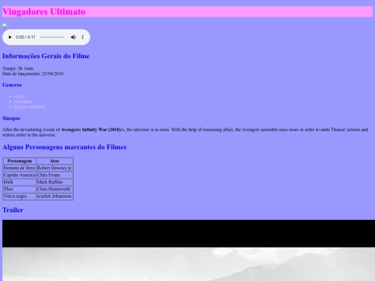 HTML5/Vingadores/homevi screenshot