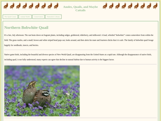 NorthernBobwhite screenshot