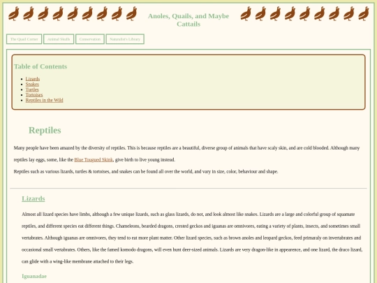 Reptiles screenshot