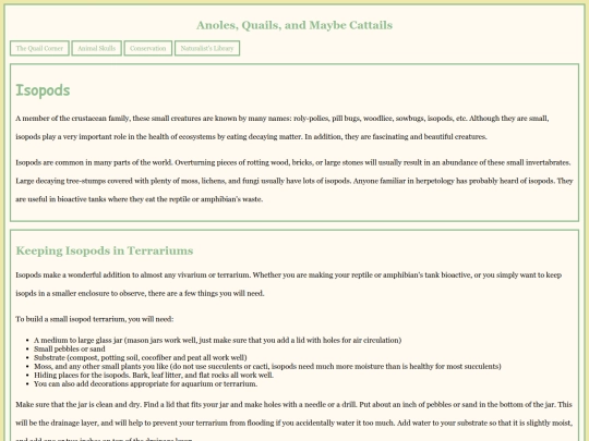 aboutisopods screenshot