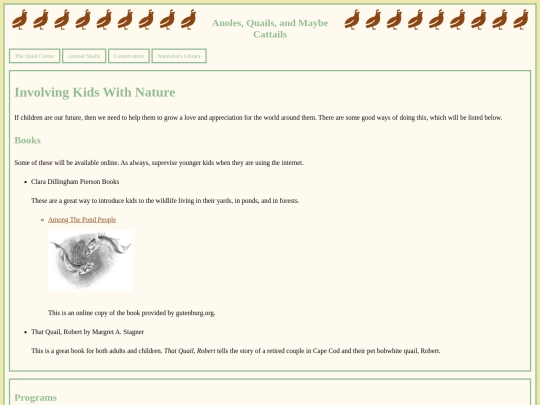 gettingkidsinvolvedwithnature screenshot