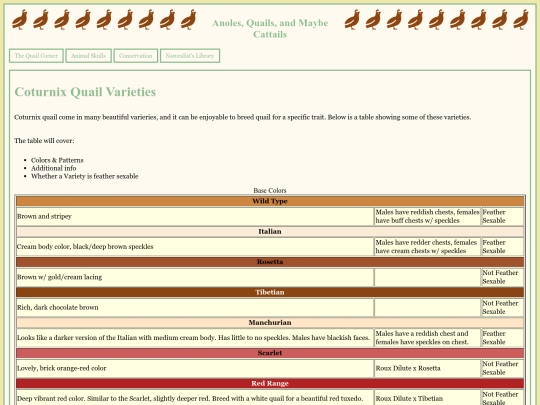 quailvarieties screenshot