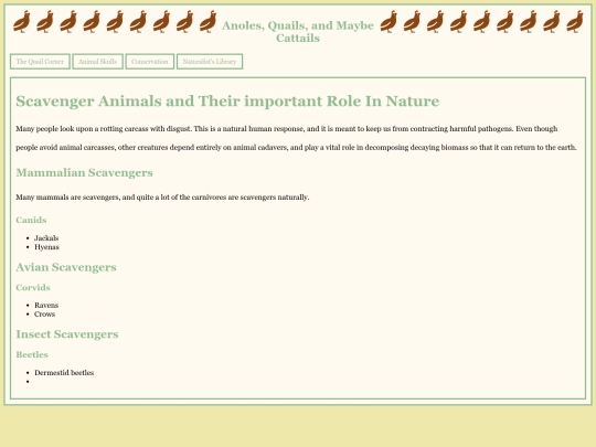 scavenger-animals screenshot