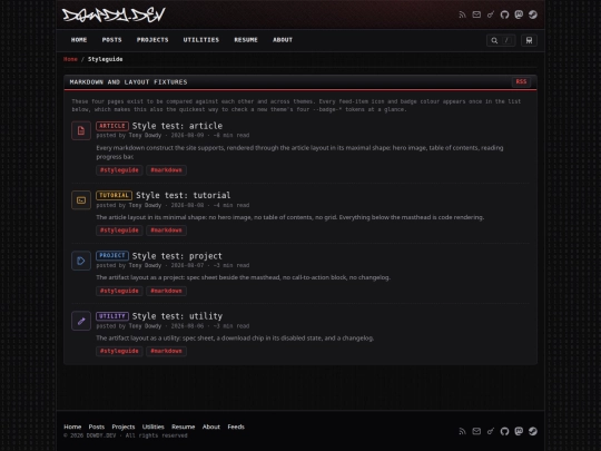 styleguide screenshot