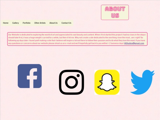 About Us screenshot