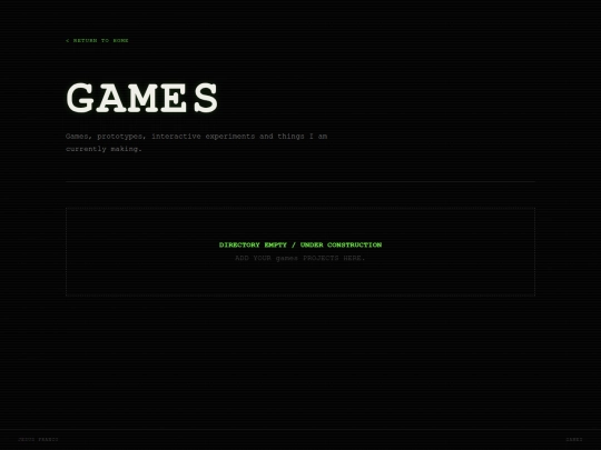 games screenshot