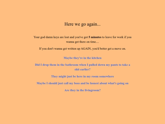 ADHD simulator screenshot