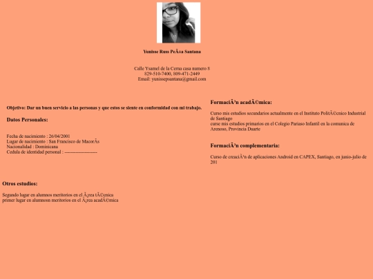 Curriculo screenshot