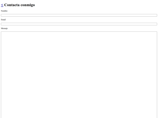 paginas/about/contacto screenshot