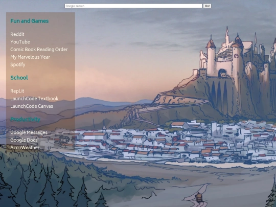 index screenshot