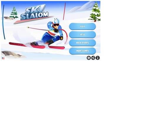 BlueGames/GUI/3D/Ski Slalom/ski screenshot