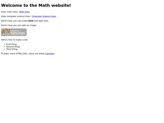 index screenshot