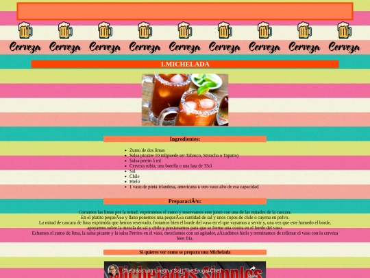 DRINKS/Cerveza screenshot