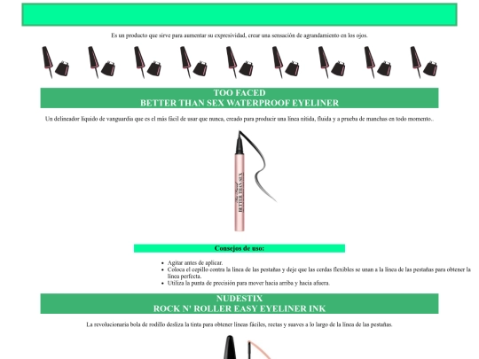 PAG.MAQUILLAJE/delineador screenshot