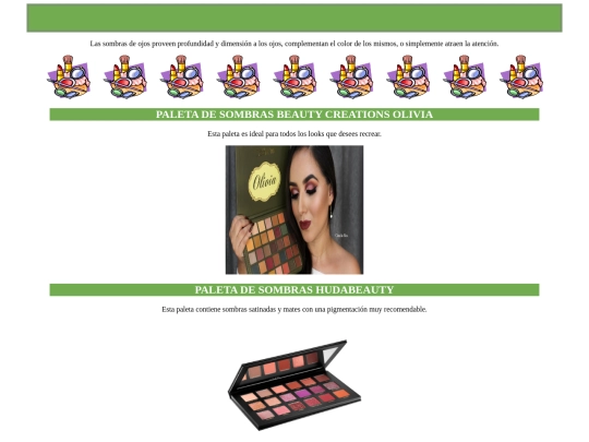 PAG.MAQUILLAJE/sombras screenshot