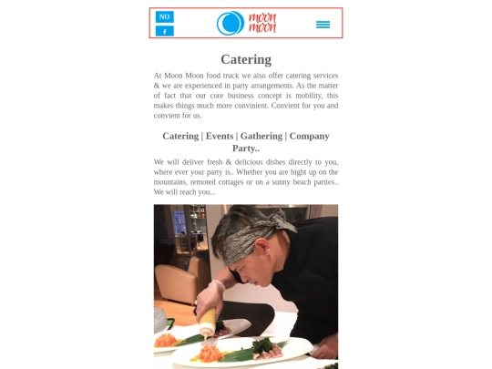 cateringe screenshot