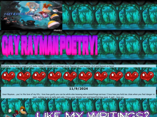Gay_Rayman_poetry screenshot