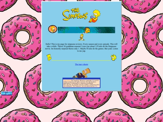 Simpsons reviews/Simpsons screenshot