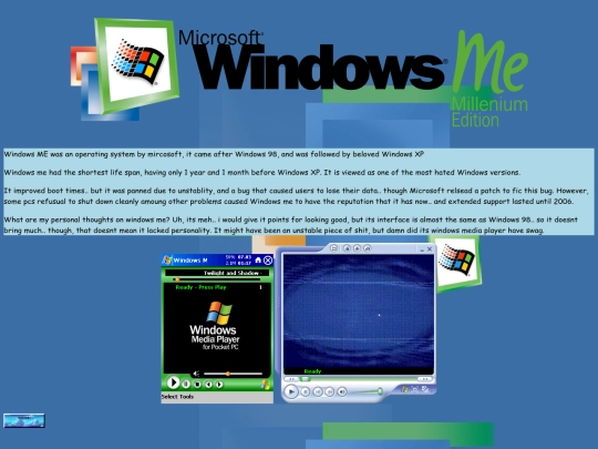 WindowsME screenshot
