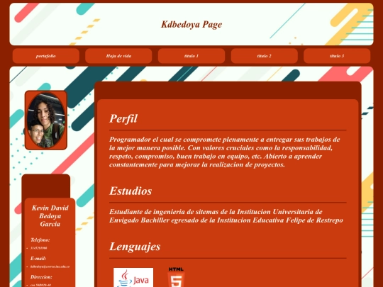 pgHojaVida screenshot
